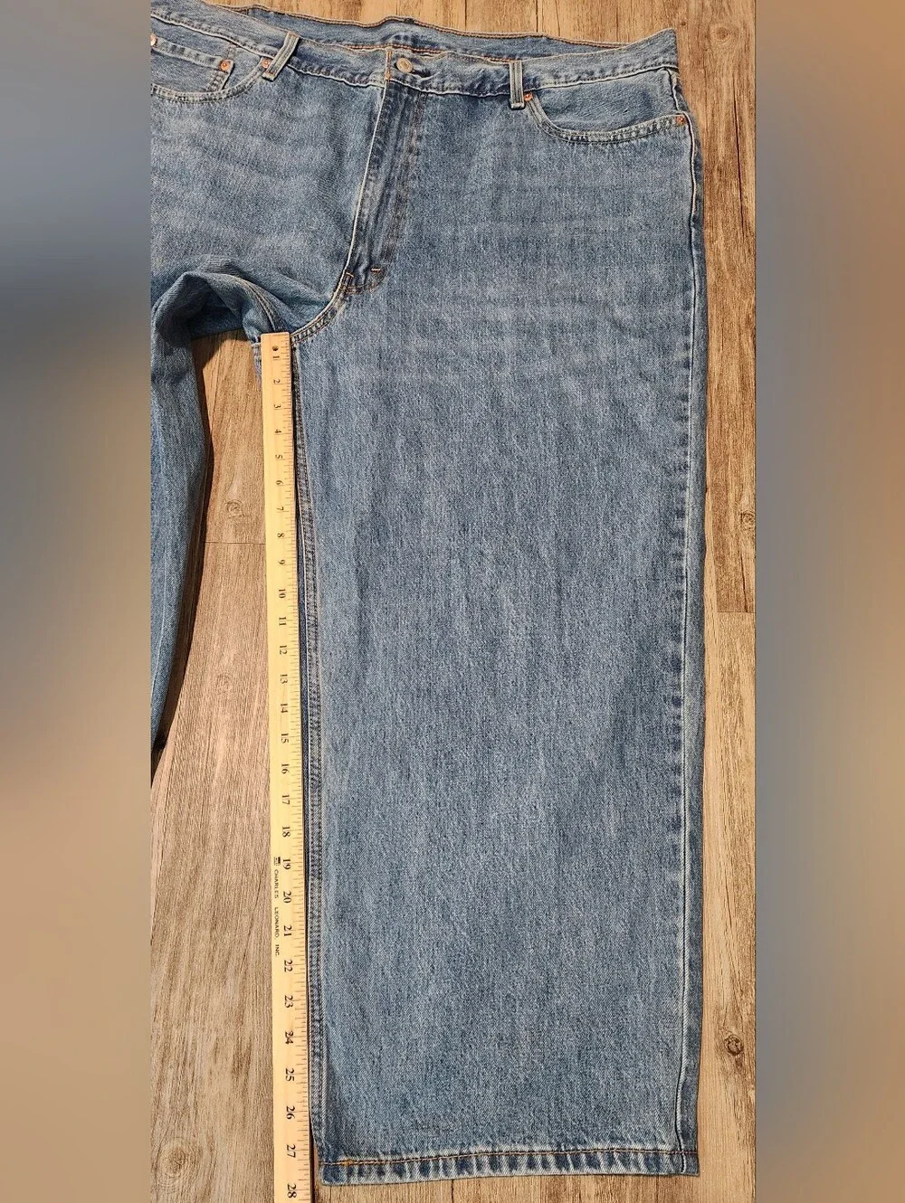Levi’s 578 Baggy loose fit wide leg Light Wash blue jeans Men’s 44x30 (44x28)